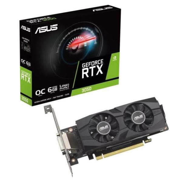 Asus GeForce RTX 3050 LP BRK OC Edition 6GB GDDR6 Compatible con Perfil Bajo