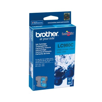 Cartucho de Tinta Original Brother LC-980C/ Cian