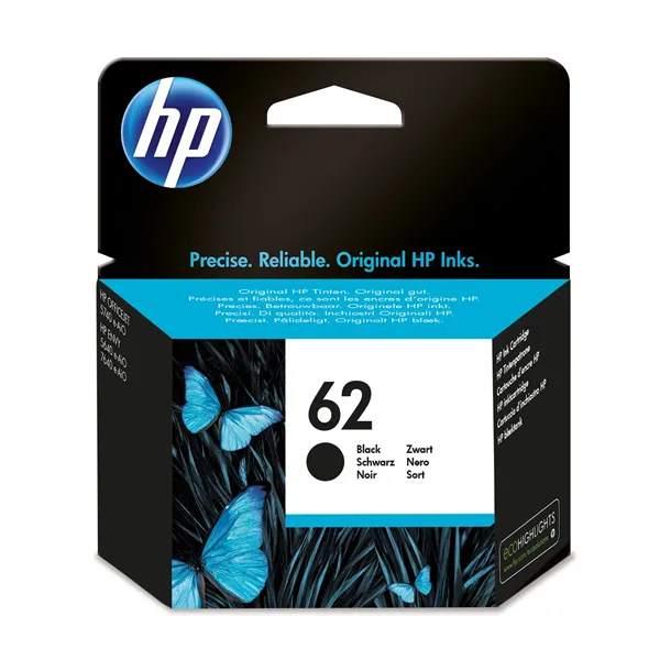 HP 62 Negro C2P04AE - Cartucho de Tinta Original