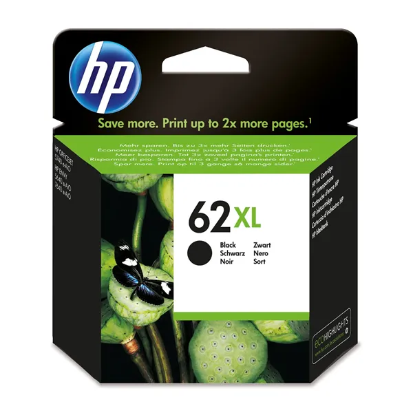 HP 62XL Negro C2P05AE - Cartucho de Tinta Original