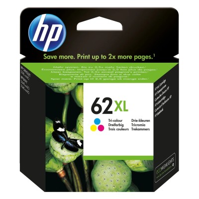 HP 62XL Tricolor C2P07AE - Cartucho de Tinta Original