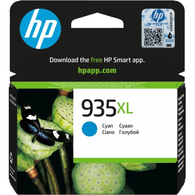 HP 935XL Cian C2P24AE - Cartucho de Tinta Original