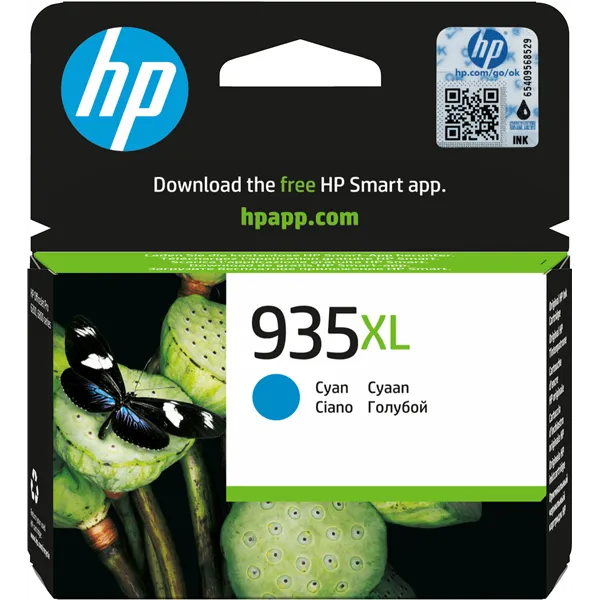 HP 935XL Cian C2P24AE - Cartucho de Tinta Original