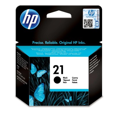 HP 21 Negro C9351A - Cartucho de Tinta Original