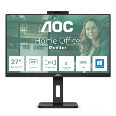 Monitor Profesional AOC Q27P3CW 27'/ QHD/ Webcam/ Multimedia/
