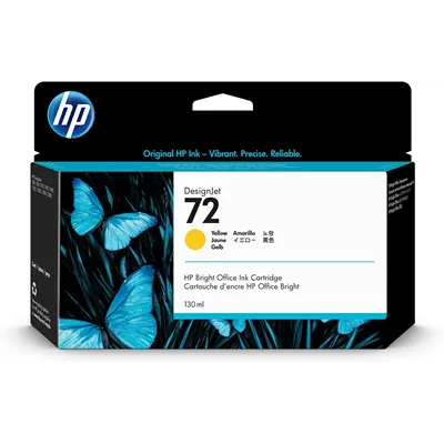 HP 72 Amarillo C9373A - Cartucho de Tinta Original