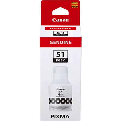 Botella de Tinta Original Canon GI-51/ Negra