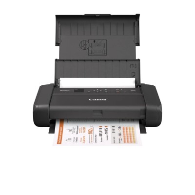 Impresora Portátil Canon PIXMA TR150 con Batería/ WiFi/ Negra