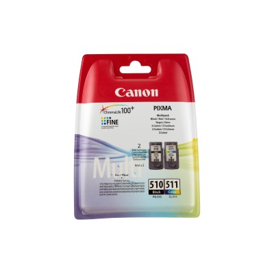 Cartucho de Tinta Original Canon PG-510 + CL-511 Multipack/