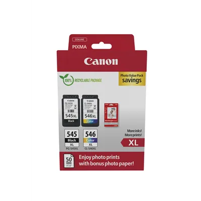 Cartucho de Tinta Original Canon PG-545XL + CL546XL Multipack