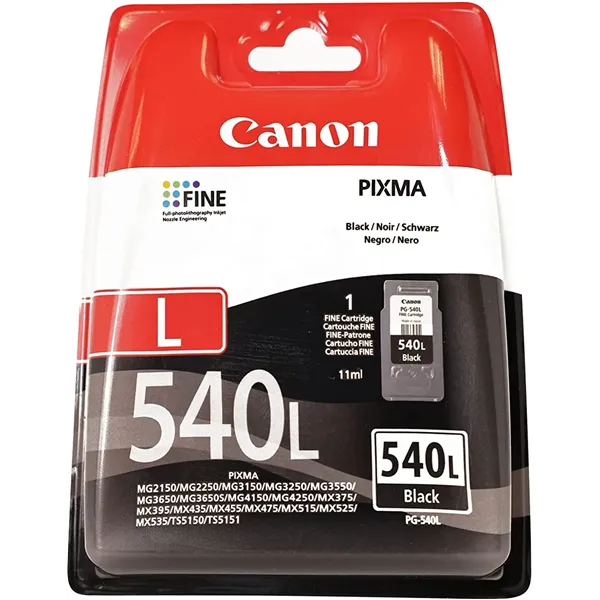 Cartucho de Tinta Original Canon PG-540L/ Negro