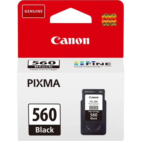 Cartucho de Tinta Original Canon PG-560/ Negro