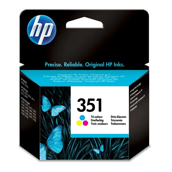 HP 351 Tricolor CB337E - Cartucho de Tinta Original