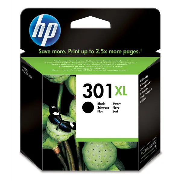 HP 301XL Negro CH563EE - Cartucho de Tinta Original