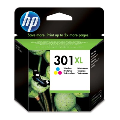 HP 301XL Tricolor CH564EE - Cartucho de Tinta Original