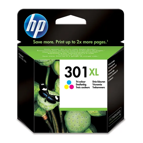 HP 301XL Tricolor CH564EE - Cartucho de Tinta Original