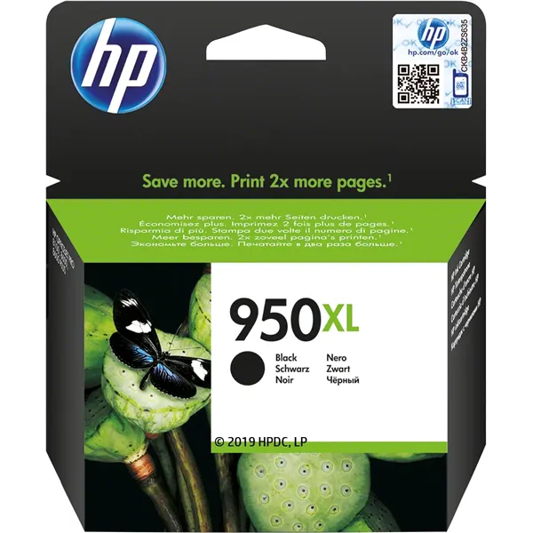 HP 950XL Negro CN045AE - Cartucho de Tinta Original