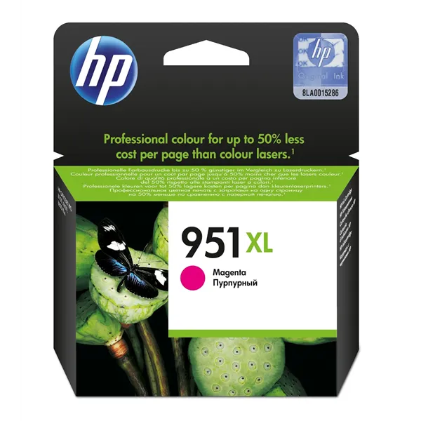 HP 951XL Magenta CN047AE - Cartucho de Tinta Original