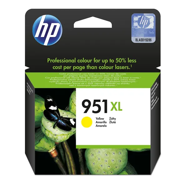 HP 951XL Amarillo CN048AE - Cartucho de Tinta Original