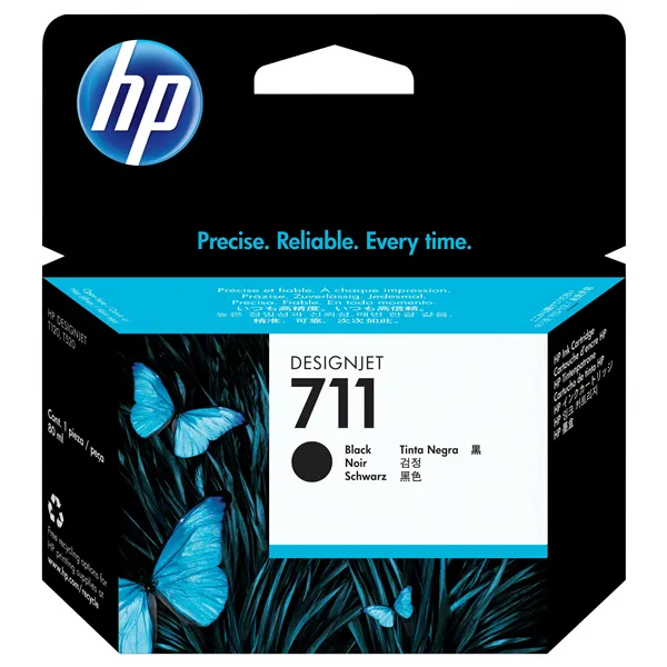 HP 711 Negro CZ133A - Cartucho de Tinta Original