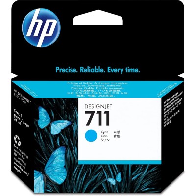 HP 711 Cian CZ130A - Cartucho de Tinta Original