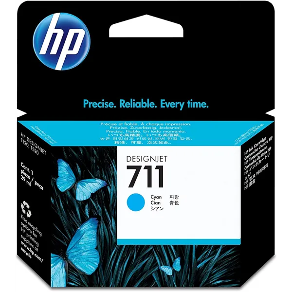 HP 711 Cian CZ130A - Cartucho de Tinta Original