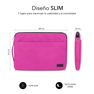 Subblim Urban Funda Rosa para Portátiles hasta 14"