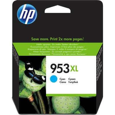 HP 953XL Cian F6U16A - Cartucho de Tinta Original