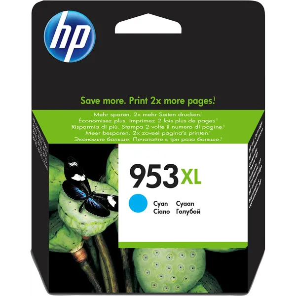 HP 953XL Cian F6U16A - Cartucho de Tinta Original