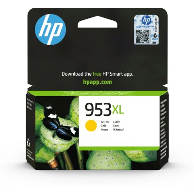 HP 953XL Amarillo F6U18AE - Cartucho de Tinta Original