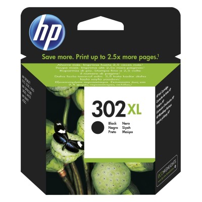 HP 302XL Negro F6U68AE - Cartucho de Tinta Original