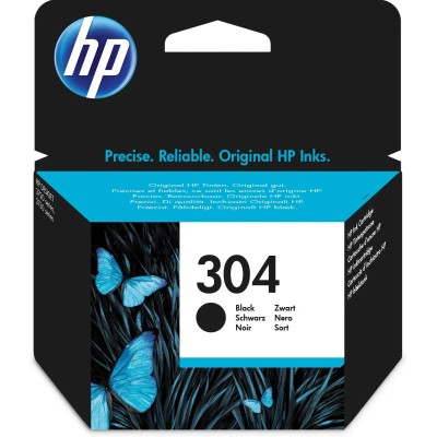 HP 304 Negro N9K06AE - Cartucho de Tinta Original