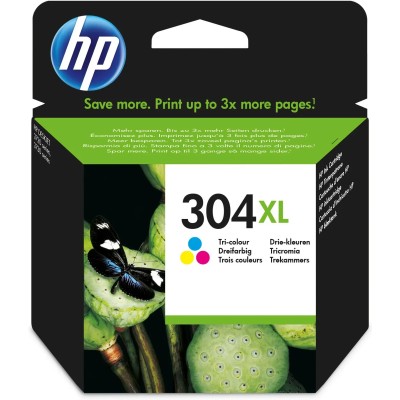 HP 304XL Tricolor N9K07AE - Cartucho de Tinta Original