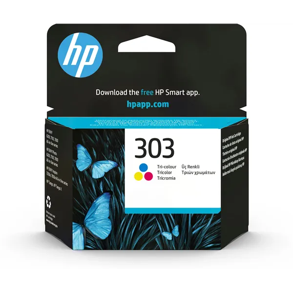 HP 303 Tricolor T6N01AE - Cartucho de Tinta Original