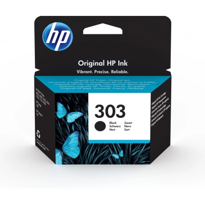 HP 303 Negro T6N02AE - Cartucho de Tinta Original