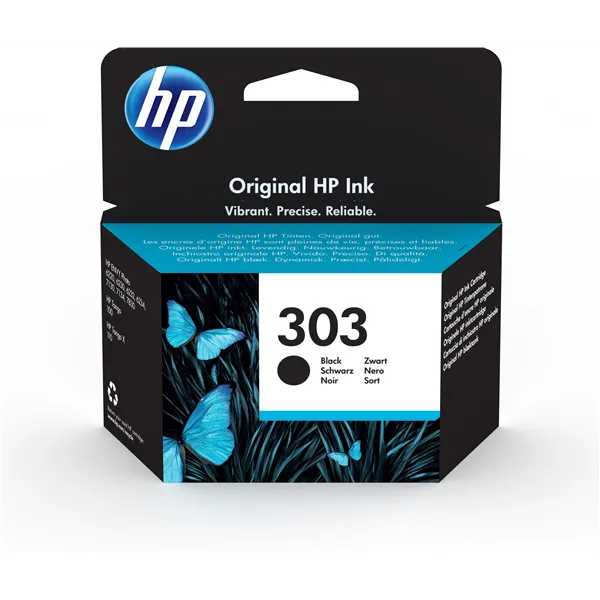 HP 303 Negro T6N02AE - Cartucho de Tinta Original