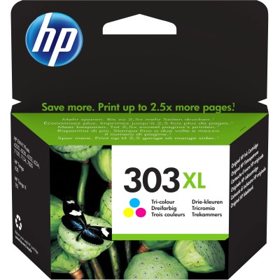 HP 303XL Tricolor T6N03AE - Cartucho de Tinta Original