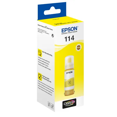 Epson 114 EcoTank Amarillo, bote tinta recarga original