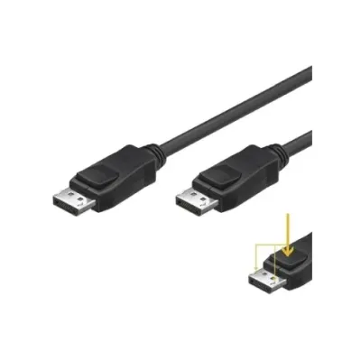 Ewent cable displayport 4K @ 60hz, a/a awg28, 2mt
