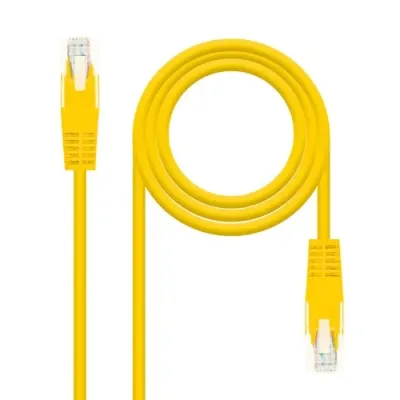 Cable de Red RJ45 UTP Nanocable 10.20.0400-Y Cat.6/ 50cm/