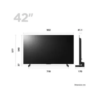 Televisor LG OLED Evo 42C34LA 42'/ Ultra HD 4K/ Smart TV/ Wifi