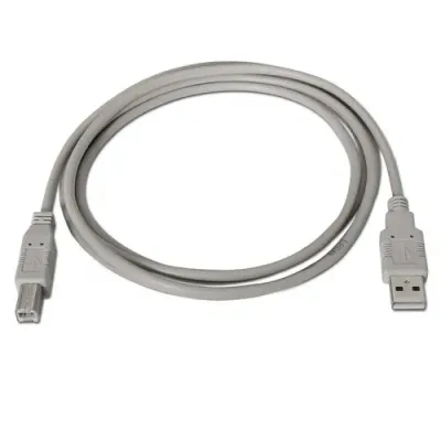 Cable USB 2.0 Impresora Aisens A101-0001/ USB Tipo-B Macho -