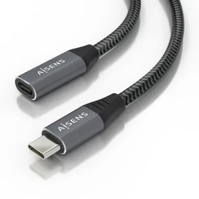 Cable Alargador USB 3.2 Aisens A107-0636/ USB Tipo-C Macho -