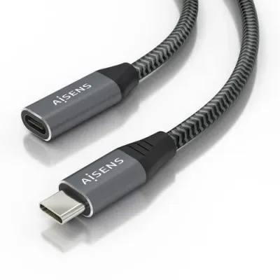 Cable Alargador USB 3.2 Aisens A107-0760/ USB Tipo-C Macho -