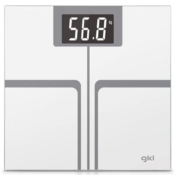 Báscula de Baño GKL Fitmax White/ Hasta 200kg