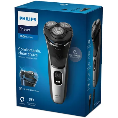 Afeitadora Philips Shaver Series 3000 S3143/00/ con Batería / 2