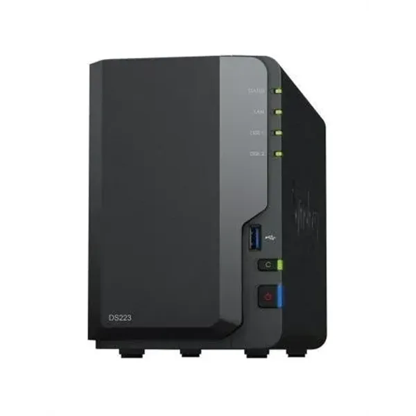 Synology Diskstation DS223 Servidor NAS con 2 Bahías 3.5'- 2.5'/ 2GB DDR4/ Formato Torre