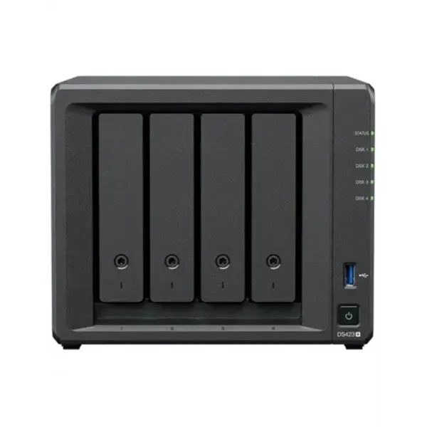 NAS Synology Diskstation DS423+/ 4 Bahías 3.5'- 2.5'/ 2GB DDR4/ Formato Torre