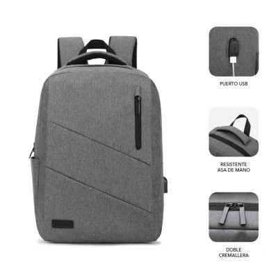 Mochila Subblim City Backpack para Portátiles hasta 15.6'/