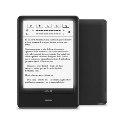 SPC Dickens Light PRO 6" eBook Electronico 8GB, Tinta electr, 6